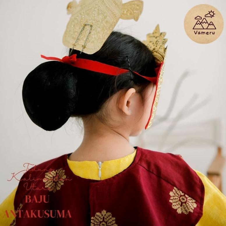 Free Ongkir Vameru - Baju Adat Anak Tidung Kalimantan Utara Perempuan