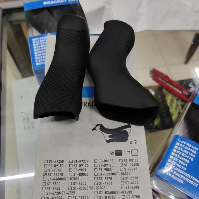 Shimano Bracket Covers St-R8070 Hood Cover Karet Brifter Ultegra Di2 Disc Brake R8070 Original Shima