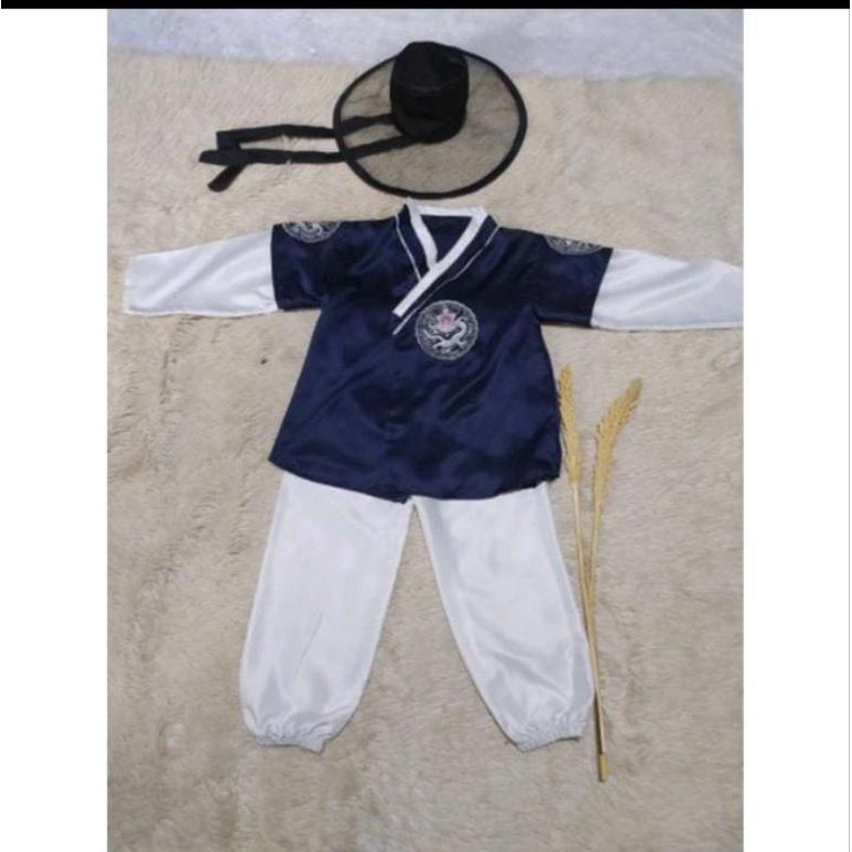 Free Ongkir Hanbok Baju Adat Tradisional Korea Anak Laki Laki