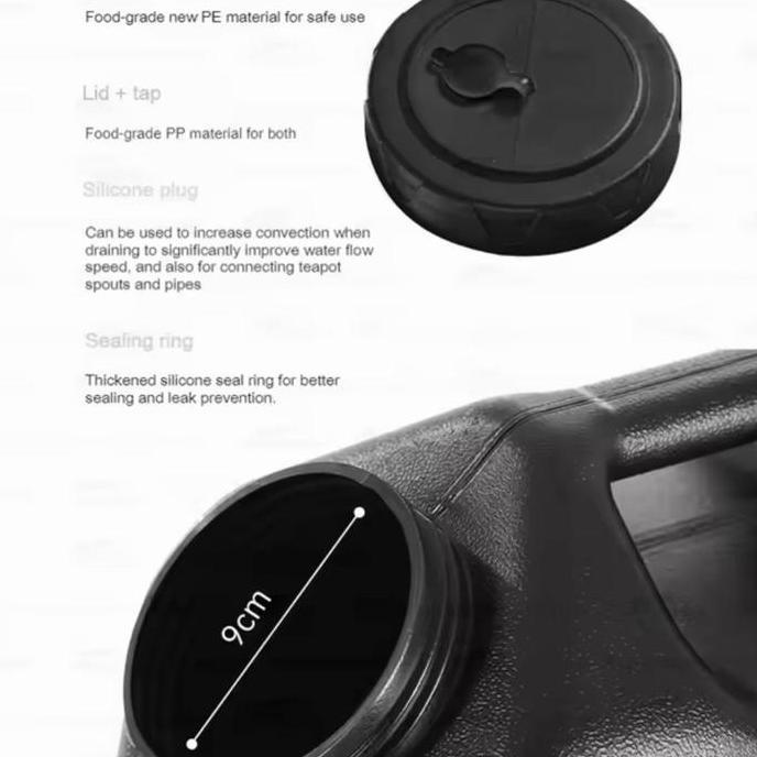 Ready Naturehike X BlackDog PE OUTDOOR BLACK Galon Air Water Container 12L Original