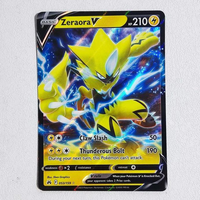 Zeraora V 053/159 - Crown Zenith Pokemon Card English