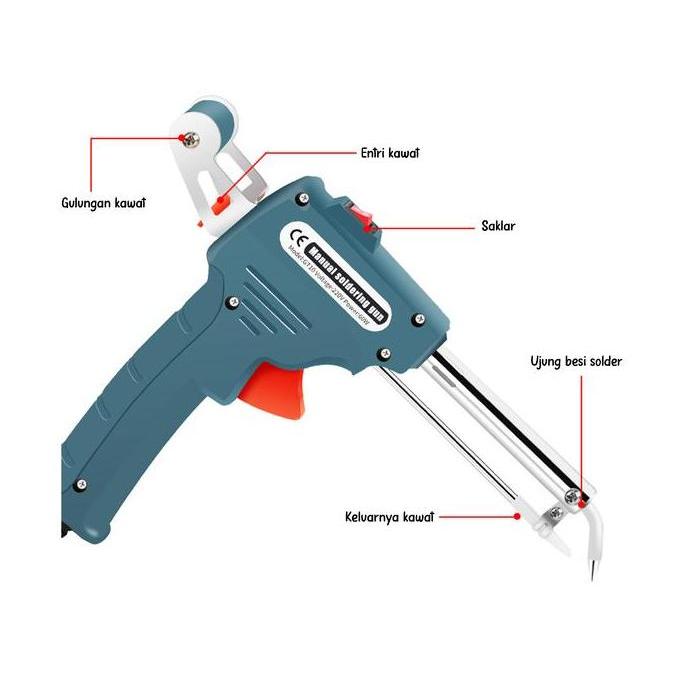Solder Tembak Otomatis/Solder Listrik Timah Solder Iron Autometic