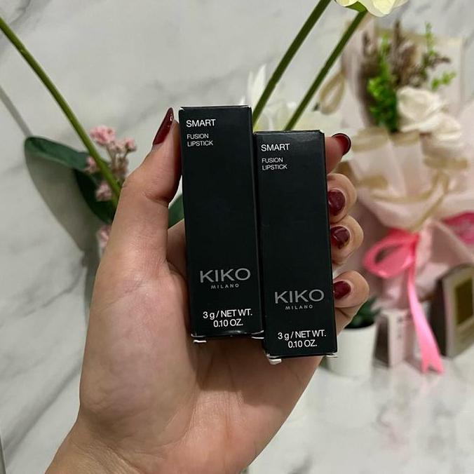 Kiko Milano Smart Fusion Lipstik, 3gr Lipstik yang kaya vitamin, Glow Farbtone