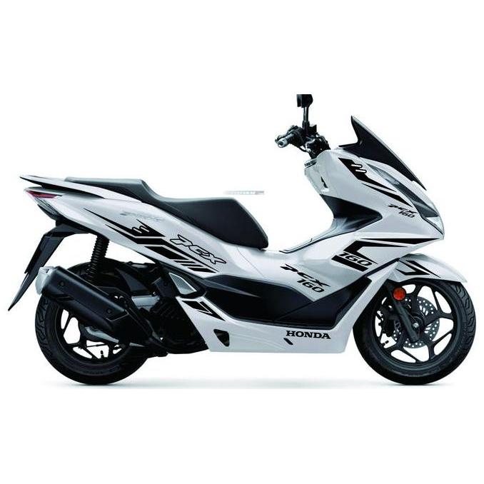stiker lis/striping PCX Putih 160