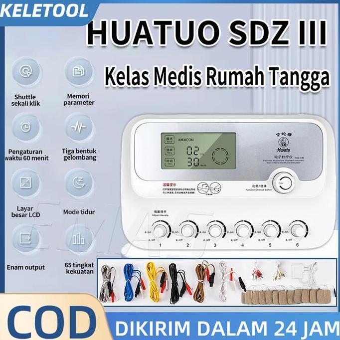 ATHHINE Hwato SDZ-III COD 6IN1 Stimulator Terapi Akupuntur TENS Fisioterapi 6 Saluran Mesin Elektrik