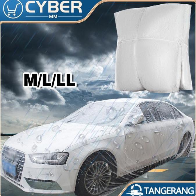 DEFAECO Cover Mobil Transparant / Cover Mobil Plastik / Mobil Bening Plastik