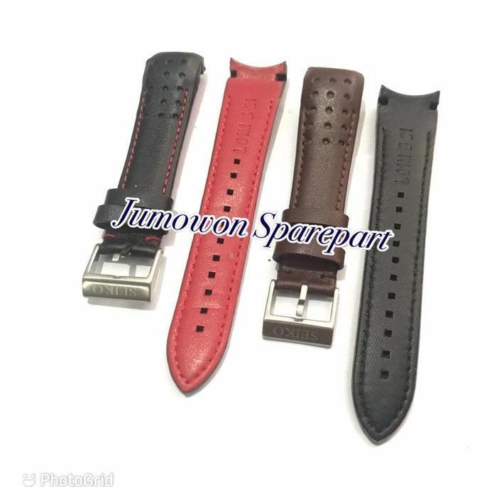 STRAP TALI SEIKO BARCELONA BARCA SPORTURA LEATHER SEIKO KULIT PREMIUM