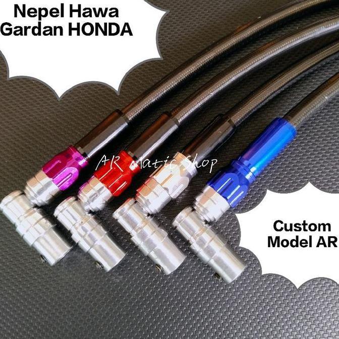 Sepaket Selang & Nepel Hawa Nouvo Mio Soul Mx Fino Nmax Aerox Nepel Hawa Gardan Cnc  Yamaha Nepel Cv