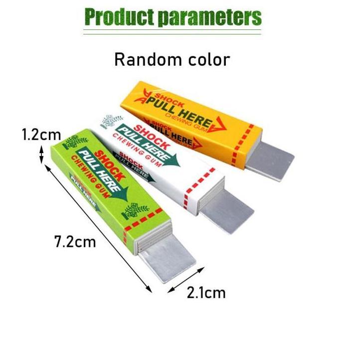 BLAZONE Mainan Prank Setrum / Permen Karet Setrum / Shock Chewing Gum