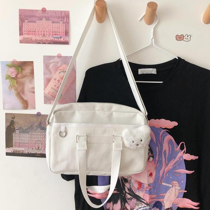 New TB-03 tas sekolah jepang selempang wanita import seifuku bag leather