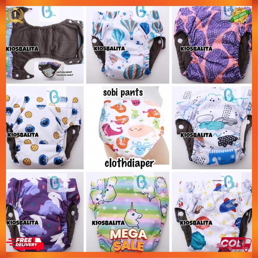 New Clodi Premium Sobi Pants / Clothdiape Model Celana
