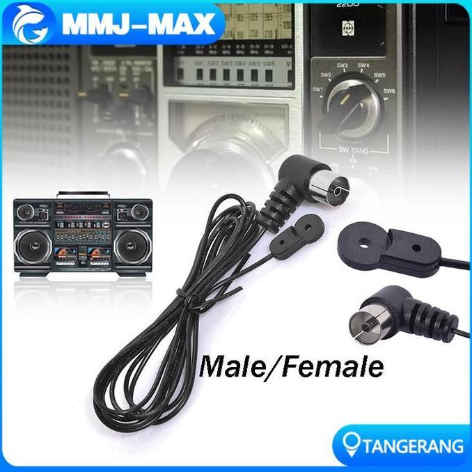 BLAZONE 75ohm F Adapter Radio FM Premium Konektor Unbal Female Untuk Antena HiFi Indoor