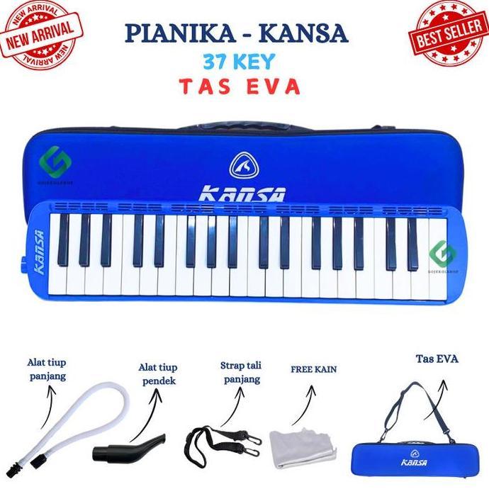 Ernawilman89 - Pianika Kansa Mainan Anak 32 Keys 37 Keys Piano Mini Anak Sekolah Bonus Tas