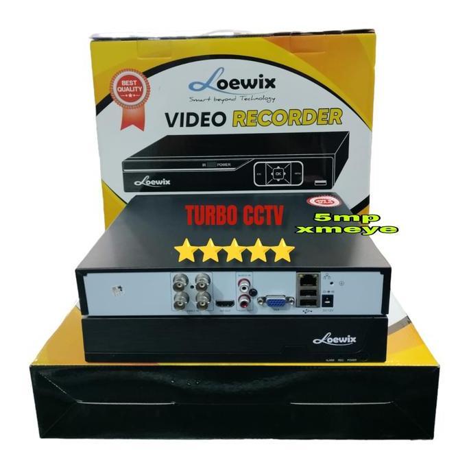 LOEWIX 5 MP DVR 4 CHANNEL LX-9504 4CH XMEYE FULL CHANNEL 5MP 6:1