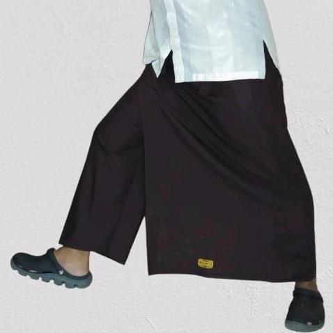 Wekup Sarung Celana Wadimor Coklat Tua Full Polos
