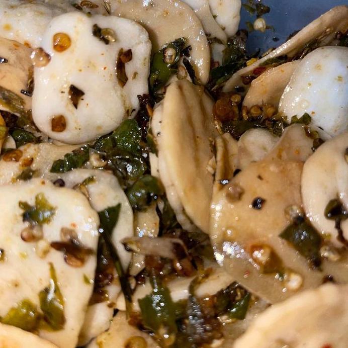 Seblak Ijo Kering 500Gr Pedas Alami Dari Cabe Rawit Kerupuk Seblak Ijo Viral Versi Kering Makaroni N
