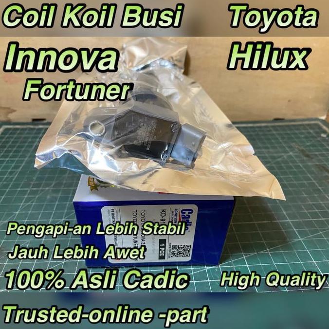 Coil Koil Busi Innova Fortuner Hilux 100% Asli Cadic Hemat