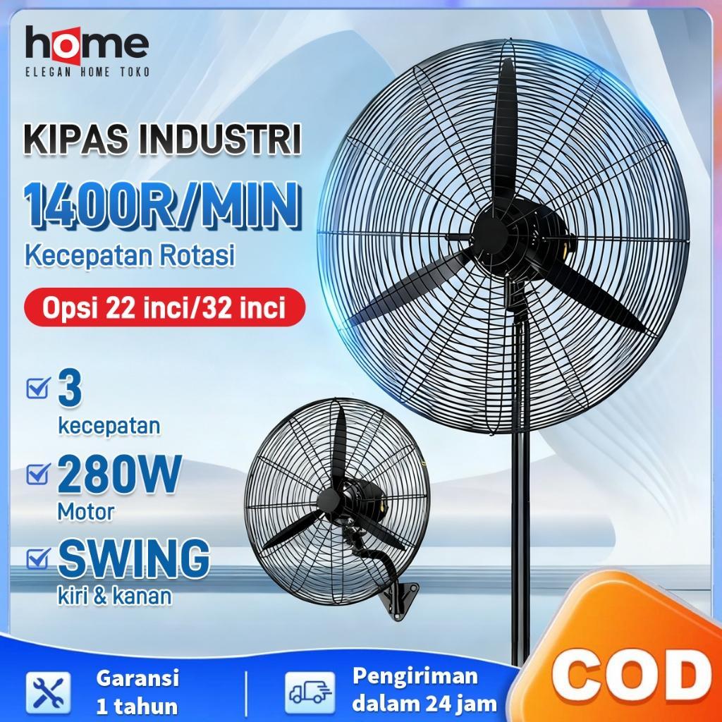 Kipas Angin Dinding 22/32 Inch Kipas Angin Cocok Untuk Tempat Besar Di Pabrik Dan Restoran Wall Fan/