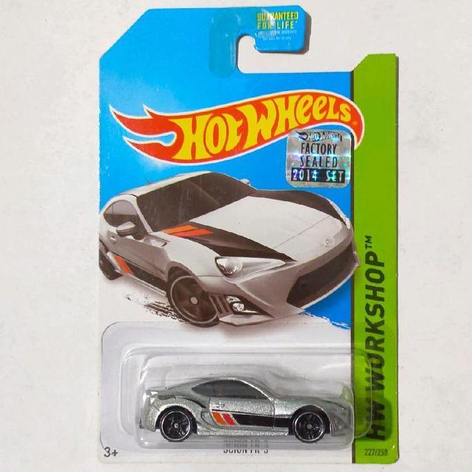Hotwheels Hot Wheels Scion FR S silver Factory Sealed 2014 HW Workshop
