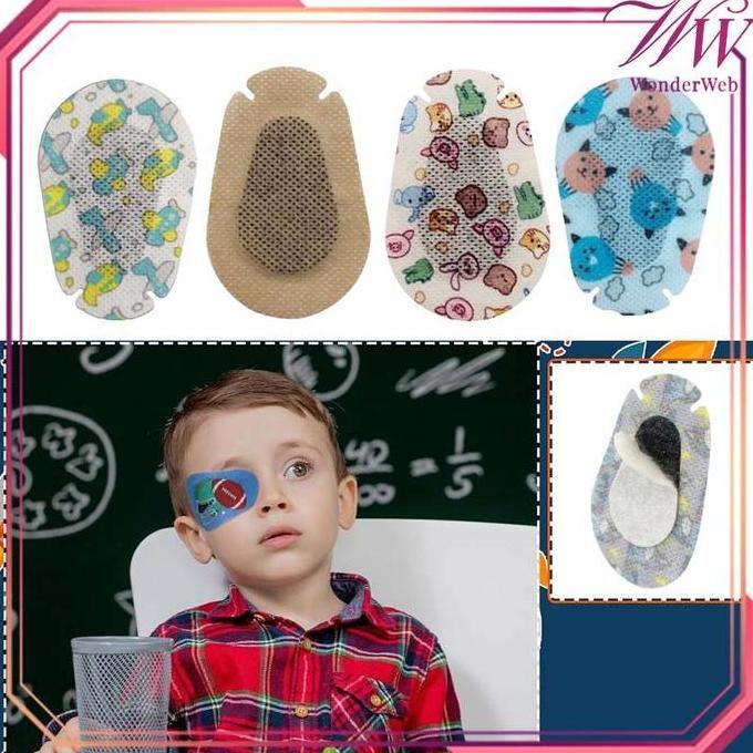 Eye Patch Lazy Eyes 10Pcs Penutup Mata Malas Anak Plester Penutup Mata Anak Opticlude Orthoptic Eye 