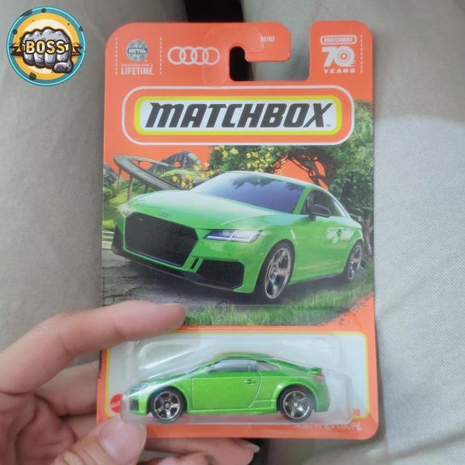 matchbox audi tt rs coupe hijau
