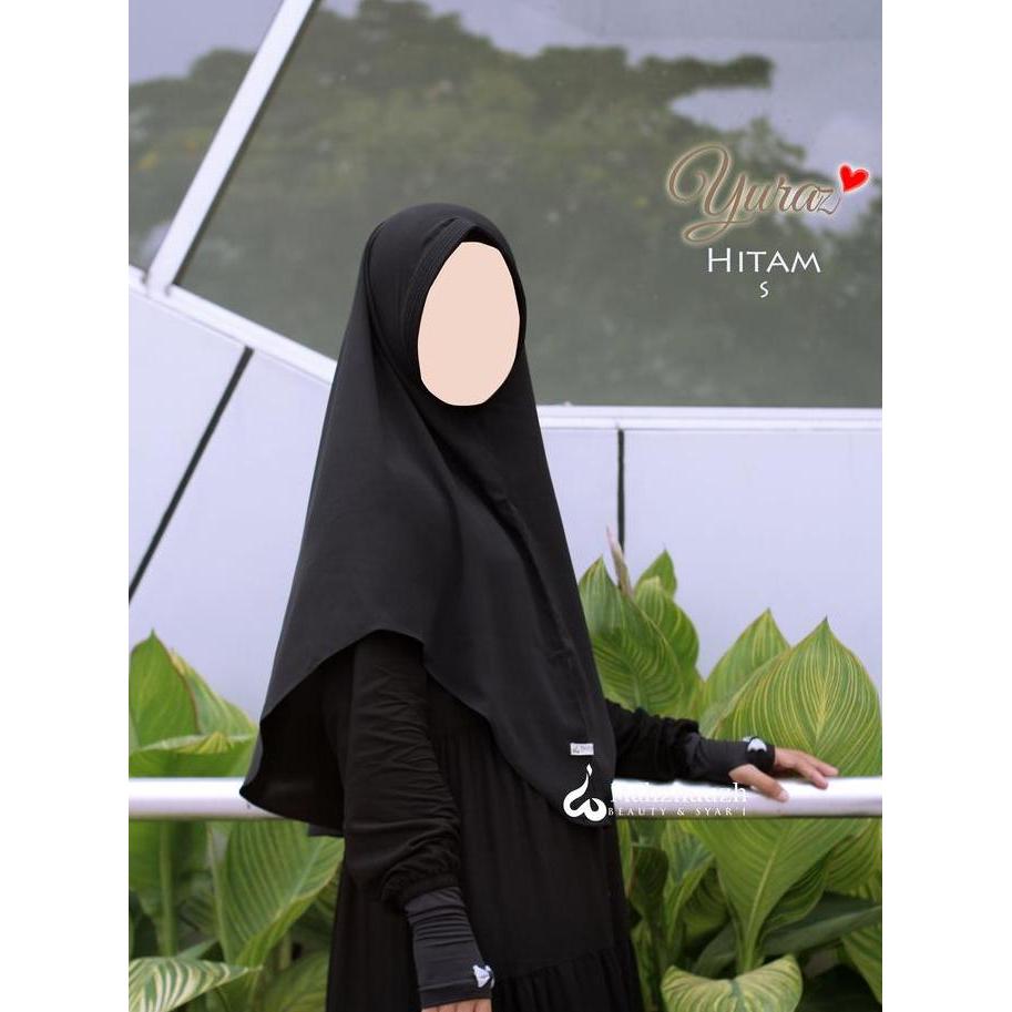 Chiusura- Yuraz Pad Anthem Khimar Cutting V Kerudung Bergo Wolfis Premium Mahzhuuzh Khimar Panjang S