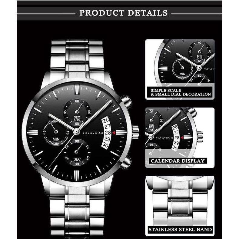 Cloknlok- Jam Tangan Pria Vava Voom 100% Original Kronograf  214 Hadiah Watches