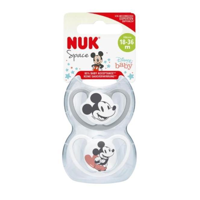 Nuk Disney Miey Pacifier Soother 06 Mo 618 Mo 1836 Mo 2 Pa Assorted Empeng