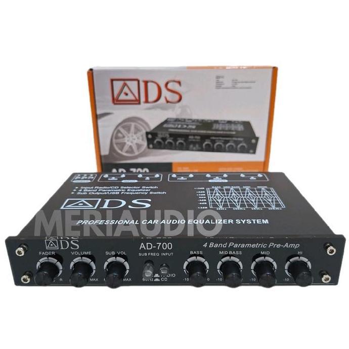 HARGA DISC - Pream Parametrik ADS AD 700 Parametrik penjernihsuara  Equalizer Audio Sound System Pro