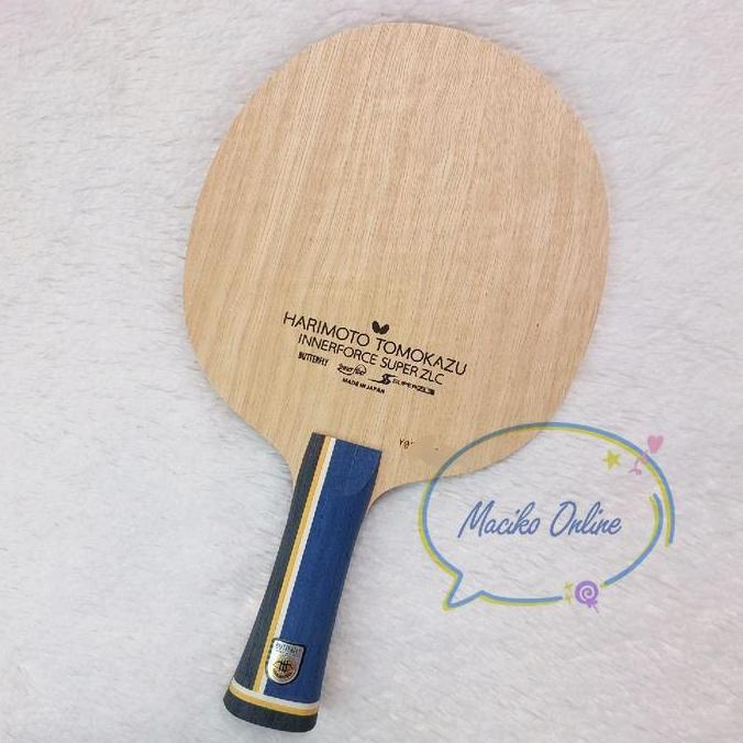 BEBAS ONGKIR - Harimoto Tomokazu Innerforce Super ZLC FL~Kayu Bet Butterfly Harimoto