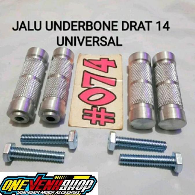 JALU UNDERBONE UB DURALIUM DRAT 12 DAN 14 PERSENELING FOOTSTEP