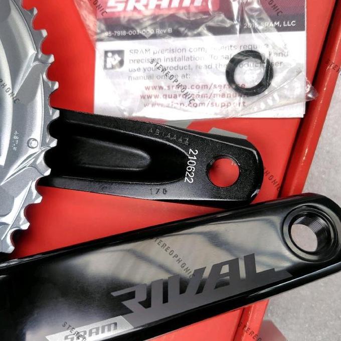 BNIB Crank SRAM RIVAL 48-35T Arm 170mm NOT include BB DUB Crank RIVAL 48-35T Crank Arm 170mm Crank S