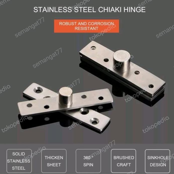 Rafes Engsel Pivot Pintu Tengah SUS304