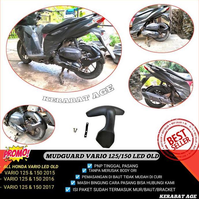 Mud guard vario 150/125 Led Old Modifikasi Custom Spakbor