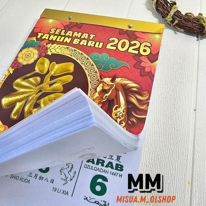 KALENDER HARIAN SOBEK BESAR CINA TAHUN 2026 TERBARU