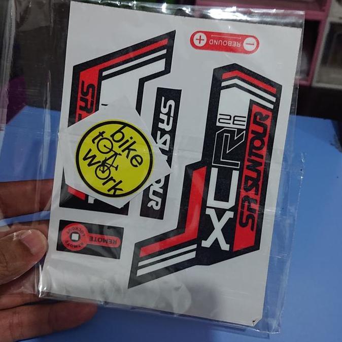 Fork Suntour XCR Sticker Decal Fork Sticker Fork Suntour Suntour XCM X