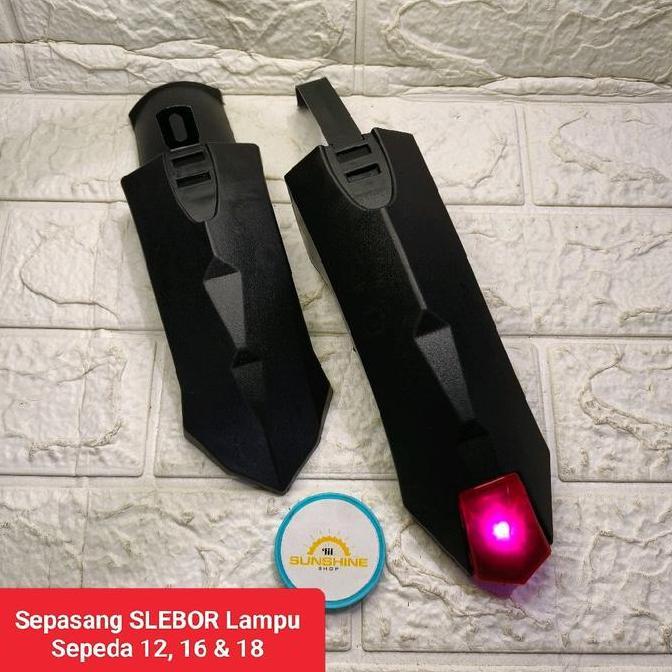 Slebor Lampu Sepeda Anak BMX CTB Mini Lipat 12 16 18 Spakbor Sepasang