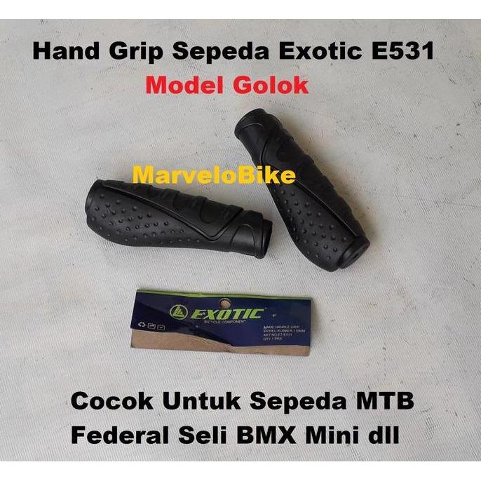 Hand Grip Sarung Stang Sepeda Lipat MTB Fixie Exotic E531 Model Golok