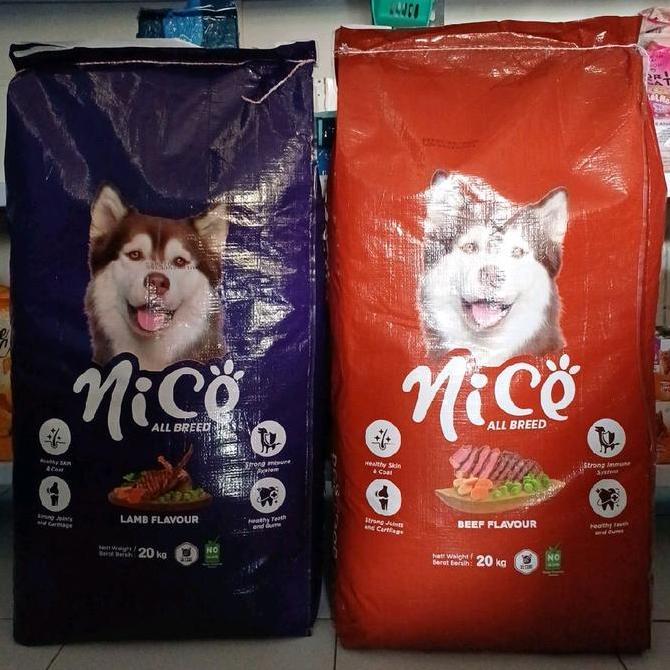 Nice Dog 20kg, makanan anjing kering, dog food