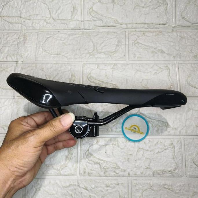 Sadel Sepeda MTB FEDERAL Balap Fixie GTS-TEC Black Flat Saddle Empuk