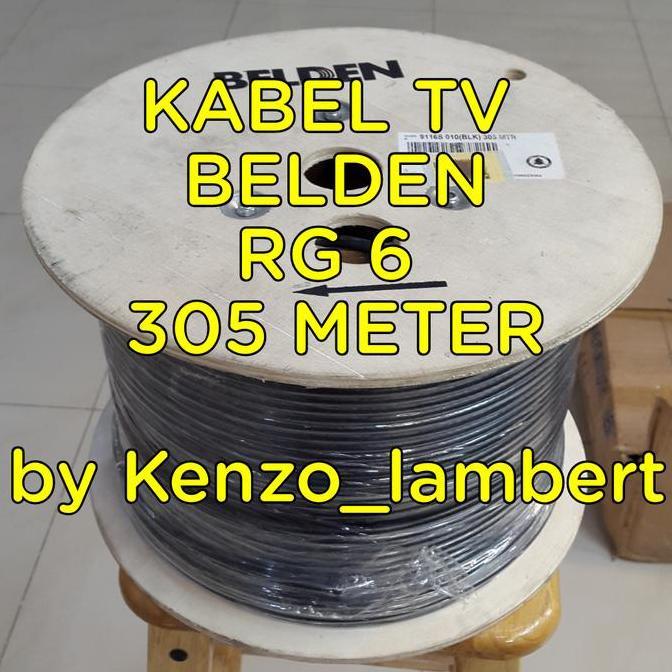 kabel coaxial rg 6 belden 9116S ORI / rg 6 belden / belden / kabel tv