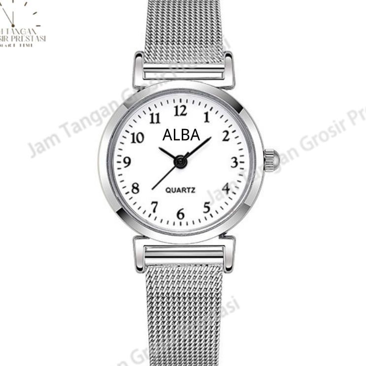 TERBARU JAM TANGAN STAINLESS STEEL GAYA UNTUK WANITA ANALOG / JAM TANGAN STAINLESS STEEL KECIL ANALO
