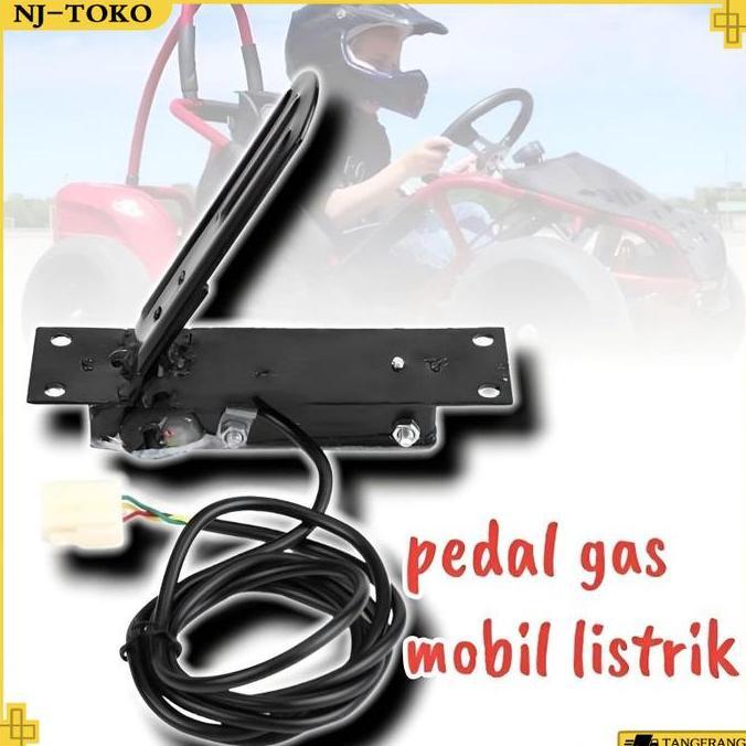 TERLARIS 3 KAWAT PEDAL GAS ELEKTRIK UNIVERSAL TAHAN AIR WATEROOF UNTUK KENDARAAN LISTRIK SEPERTI GOK