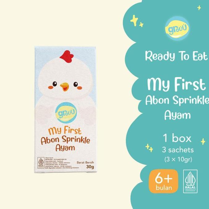 Gyunyu- Grouu - Abon Mpasi & Anak (Abon Ayam, Abon Sapi) Bb - Abon Makanan Bayi / Snack Cemilan Bayi