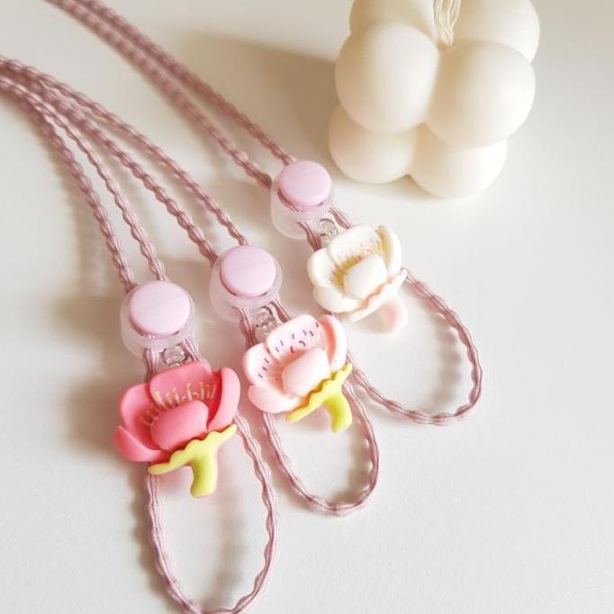 Strap Masker Anak Perempuan - Dewasa 2In1 Blossom / Kalung Masker