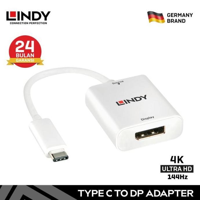 Lansungkirim- Lindy Adapter Usb 3.2 Type C To Displayport Converter