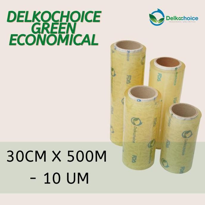Xfood- Plastik Pembungkus Makanan - Food Wrap / Wrapping Delkochoice Green 30