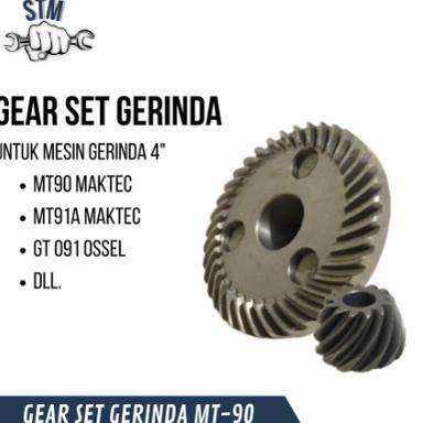 MT 90 GEAR SET / GEAR MESIN GERINDA 4" MT90 / GEAR GIGI GERINDA MT90 terlaris