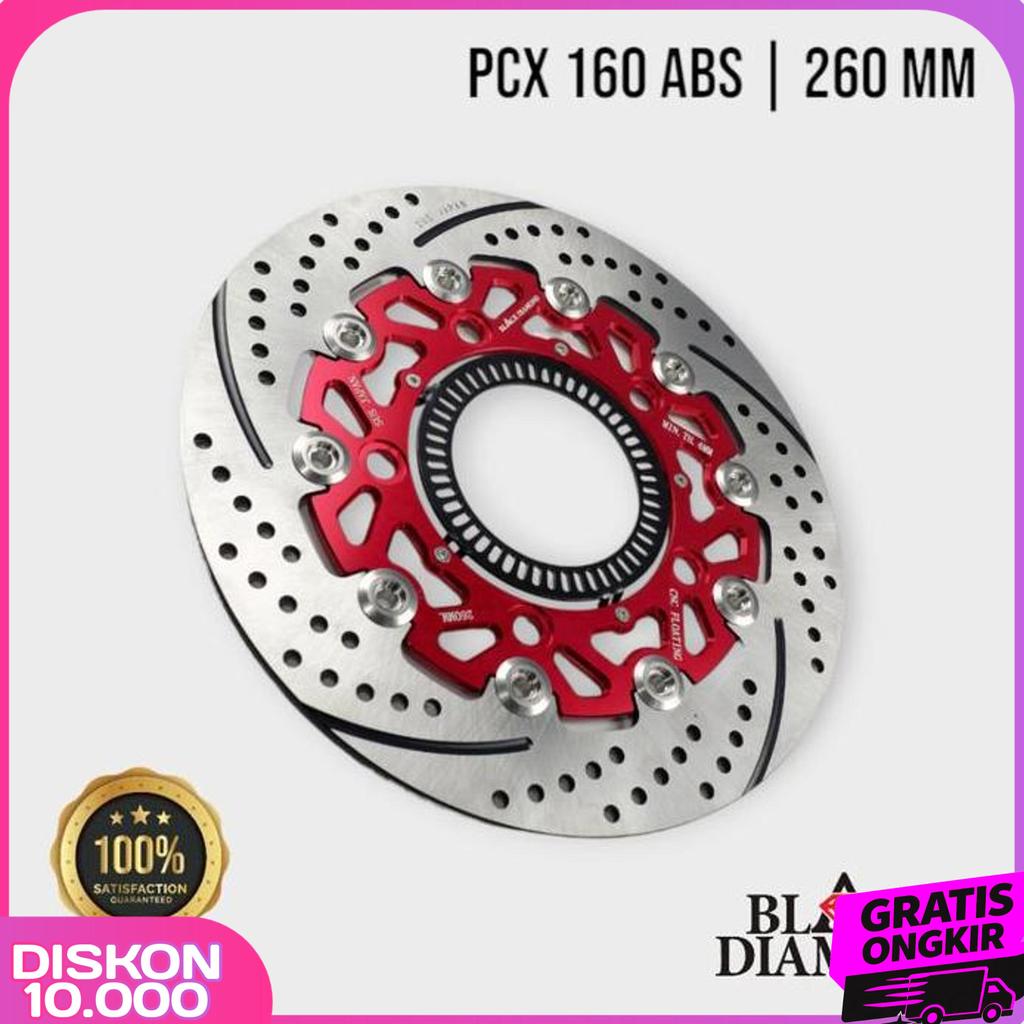 Black Diamond - Disc Brake 260 For Pcx 160 Abs Piringan Cakram Depan Twotone Dengan Sensor