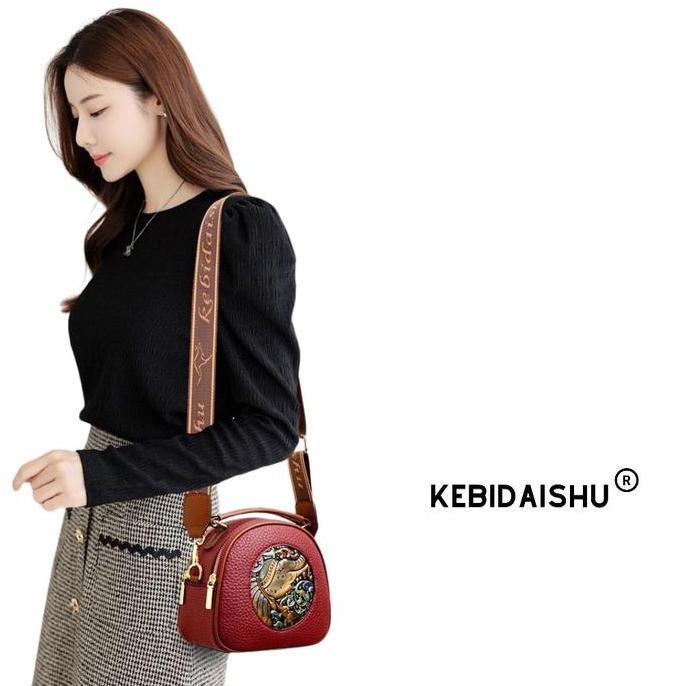 Tas Wanita Tas Selempang Wanita Gajah Kebidaishu Tas Kulit Premium Gajah